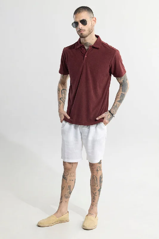 Trent Maroon Polo T-Shirt