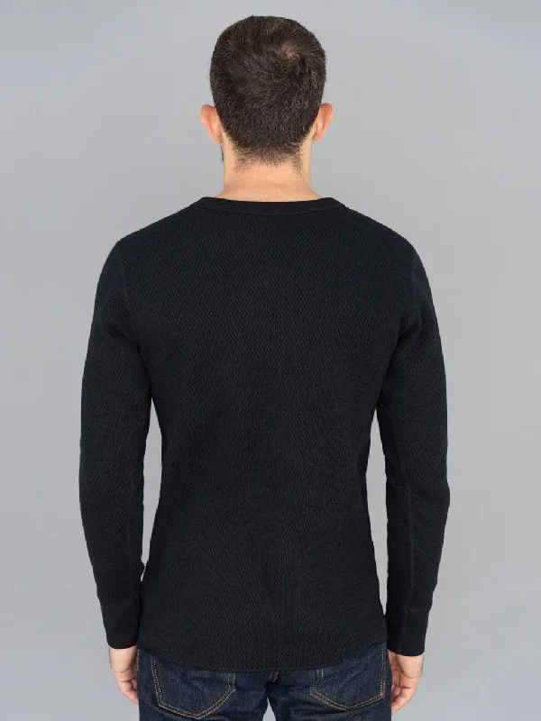 UES Double Honeycomb Thermal T-Shirt Black