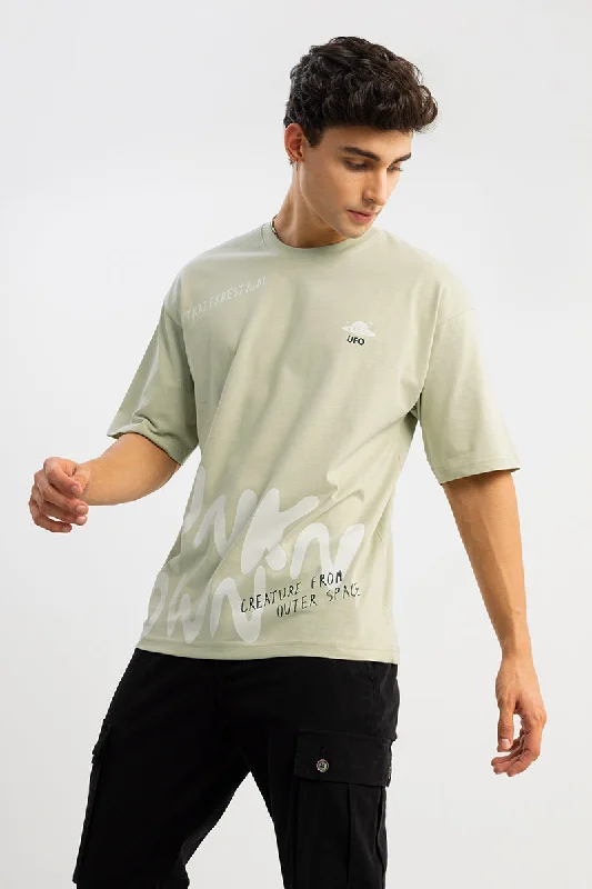 UFO Green Oversized T-Shirt