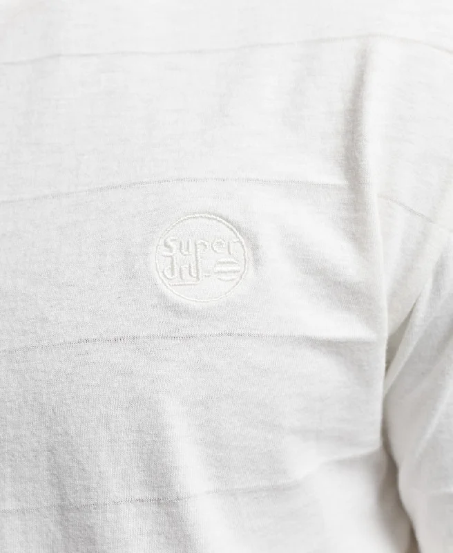 Vintage Texture T Shirt | Bone White