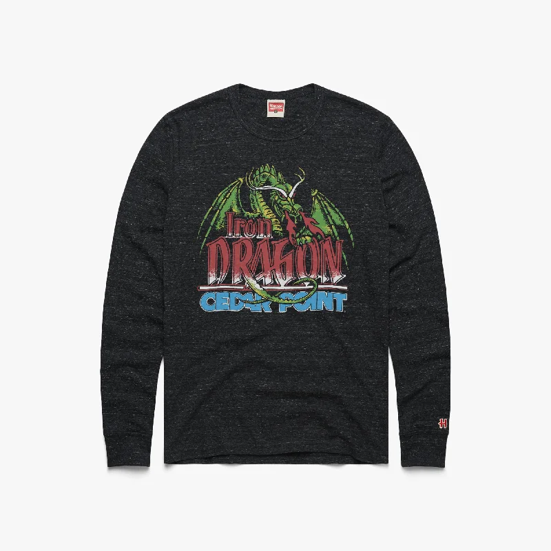 Cedar Point Iron Dragon Long Sleeve Tee