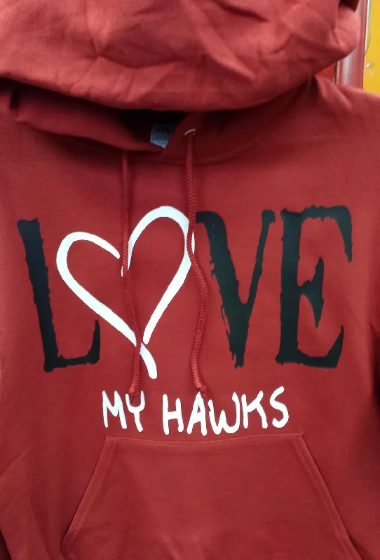 I love the Chicago Blackhawks Hoodie Heart