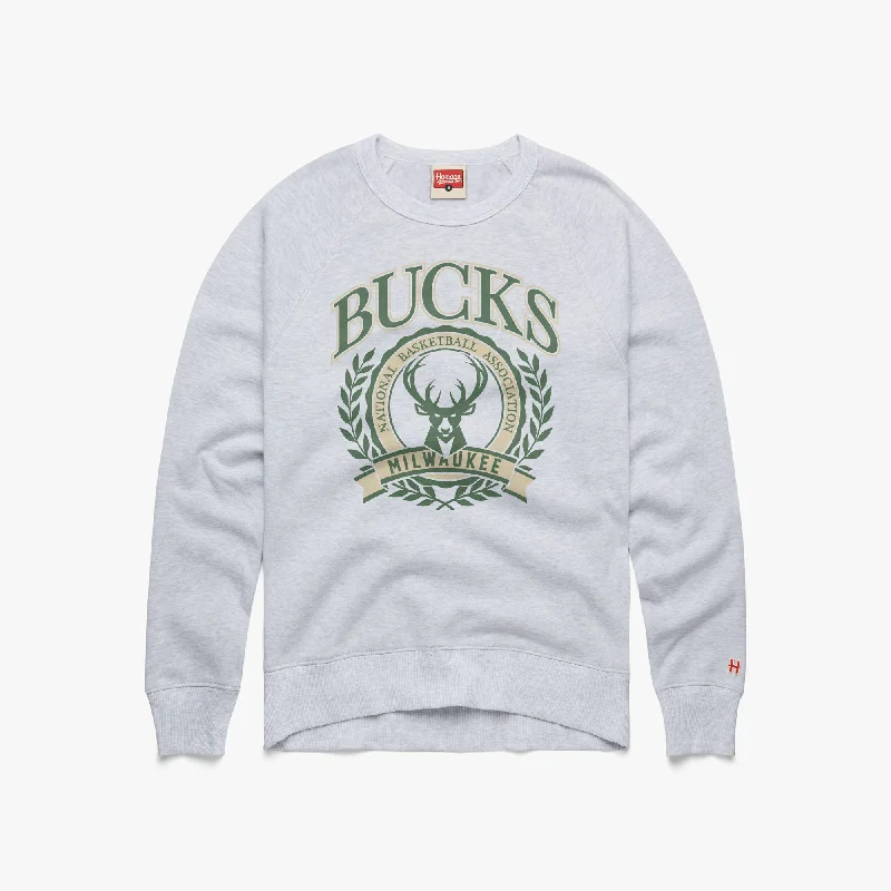 Milwaukee Bucks Crest Crewneck