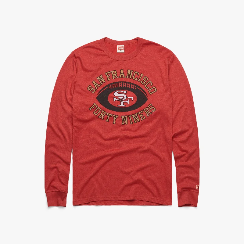 San Francisco 49ers Pigskin Long Sleeve Tee