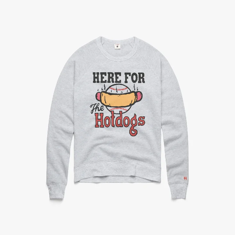 Women's Here For The Hotdogs Crewneck